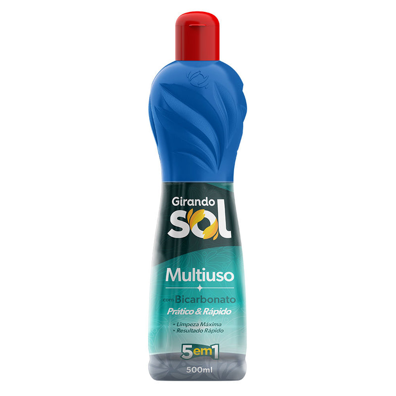 LIMPADOR MULTIUSO COM BICARBONATO 500ML GIRANDO SOL