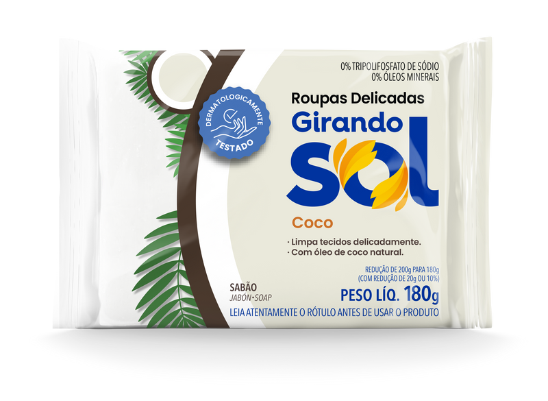 SABÃO BARRA INDIV. GIRANDO SOL