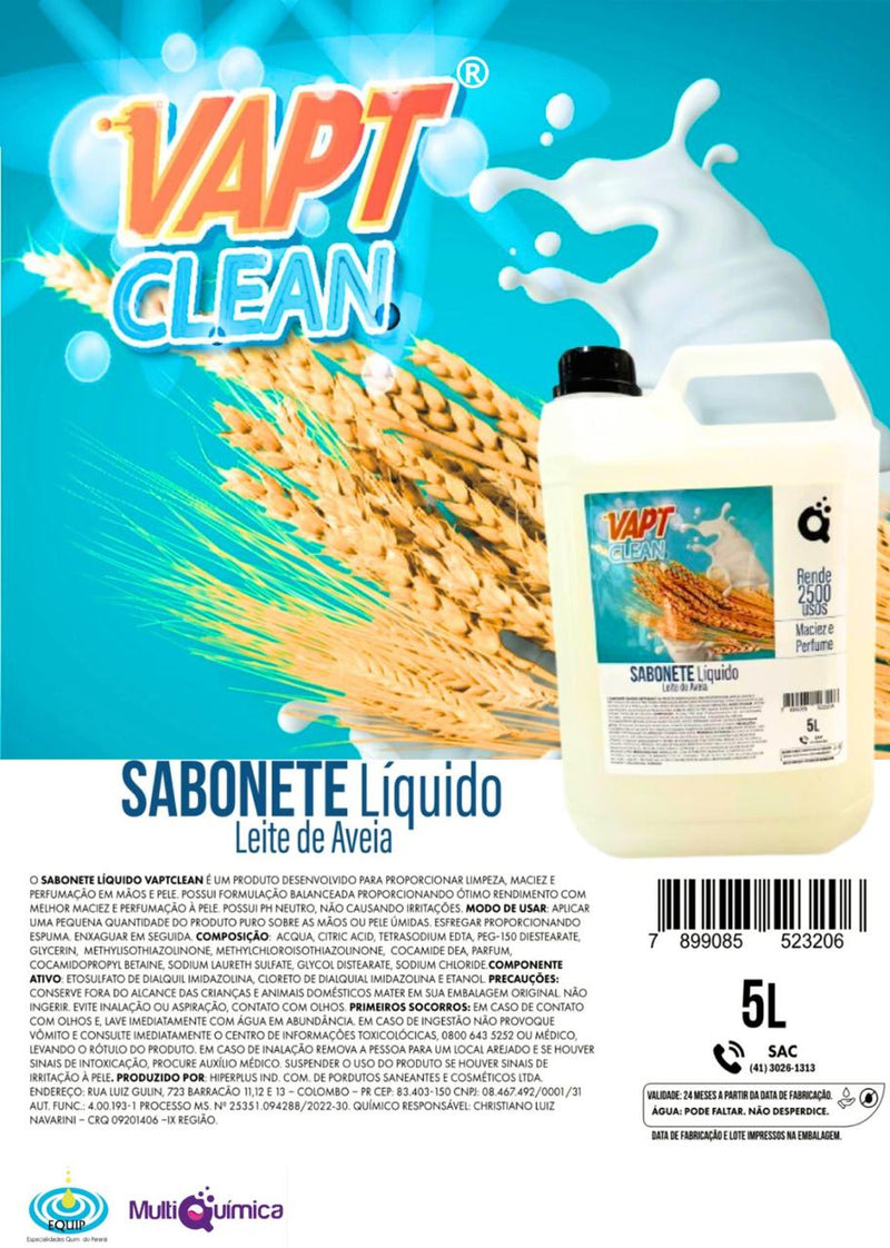 Sabonete liquido Vapt Clean 5L