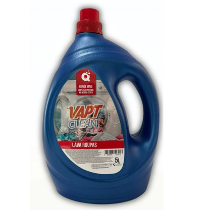 Sabão liquido lava roupas Vapt Clean 5L
