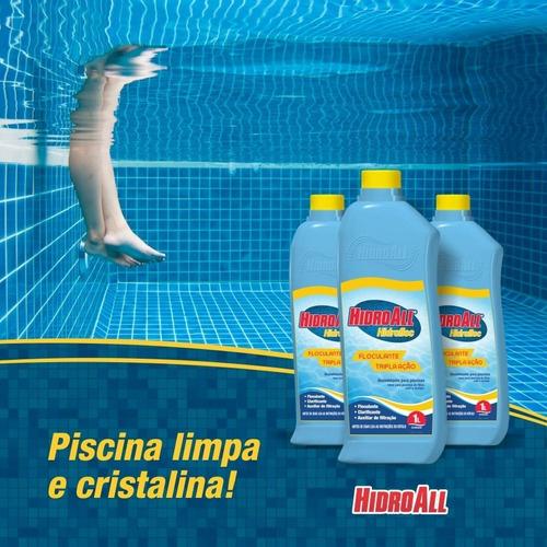 Clarificante Floculante Para Piscinas - Hidroall Hidrofloc  1 L