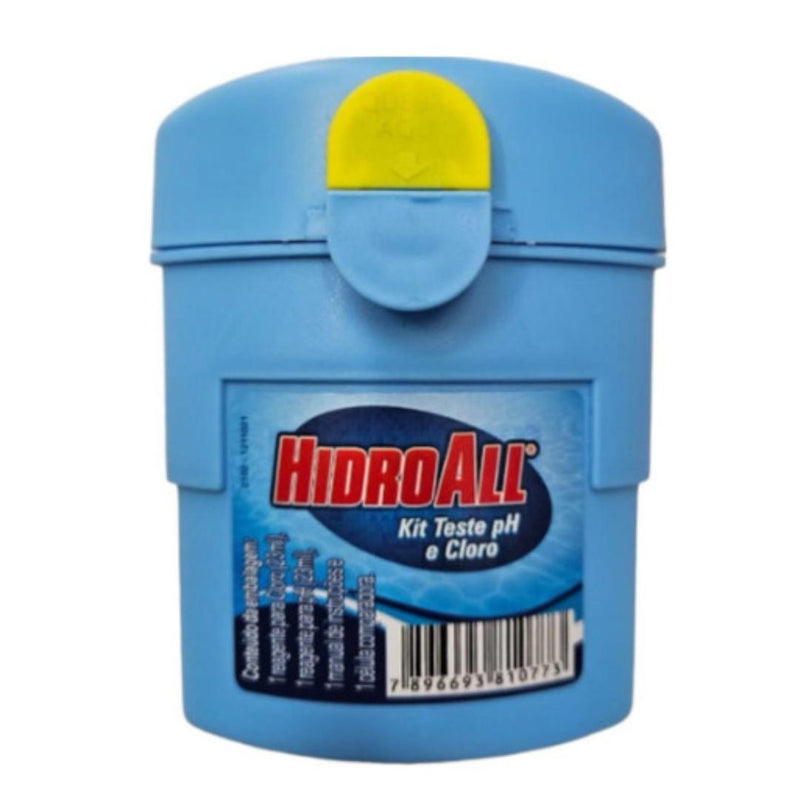 Kit Estojo Teste Ph E Cloro Para Piscinas Hidroall