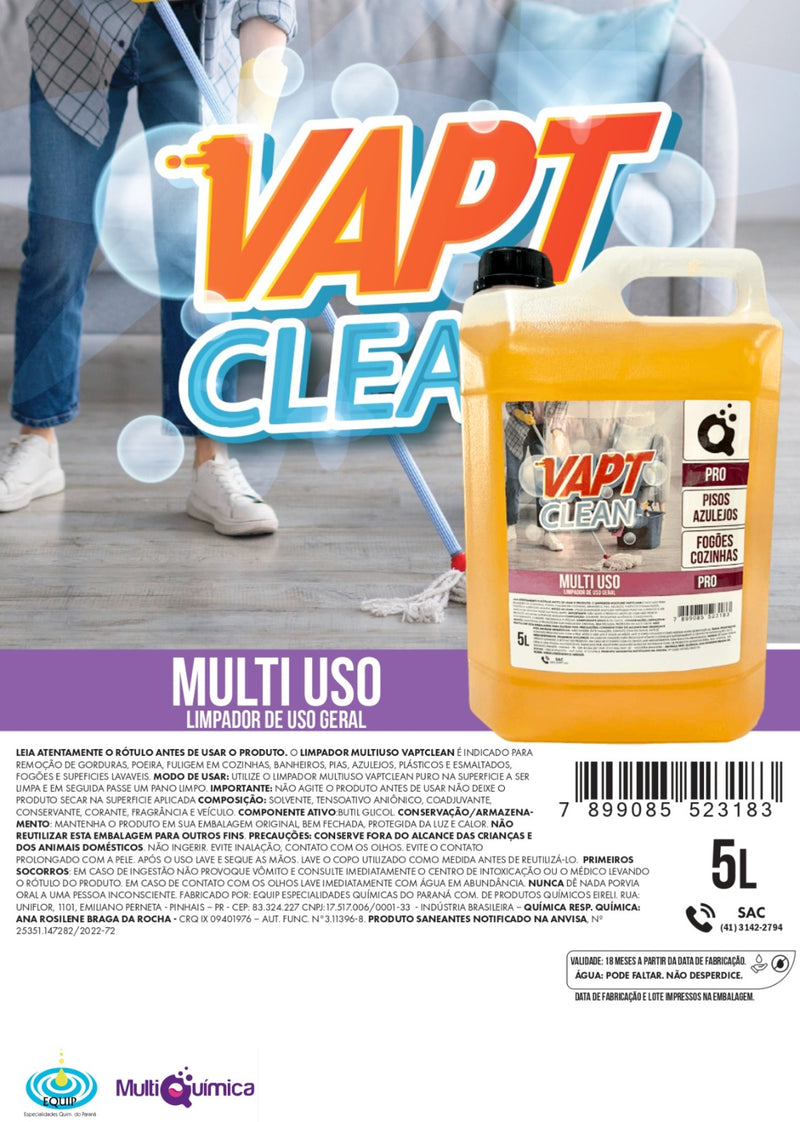 Multiuso limpador geral 5L Vapt Clean