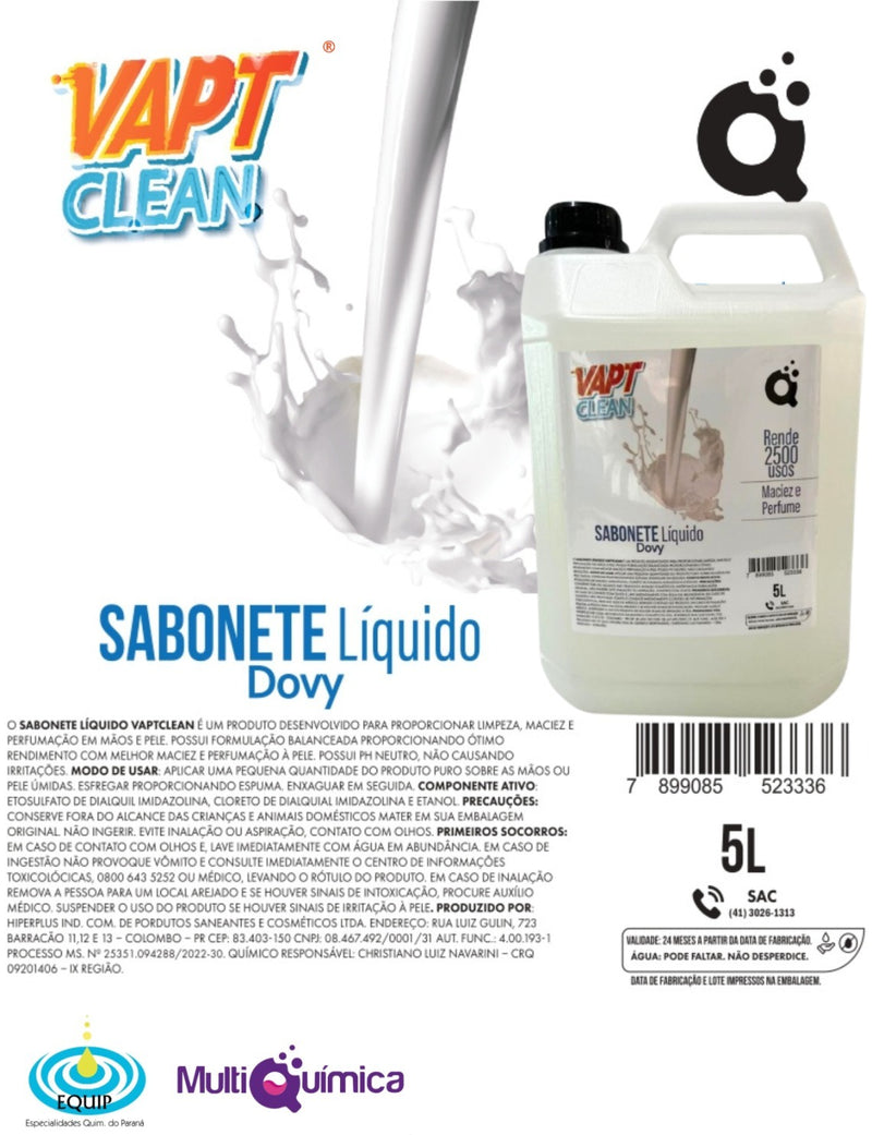 Sabonete liquido Vapt Clean 5L