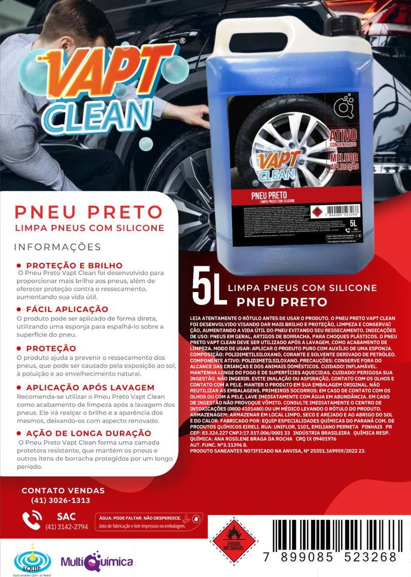 Pneu Preto Vapt Clean
