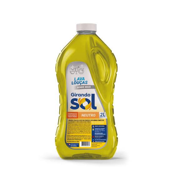 Detergente Lava-Louças  Neutro - Girando Sol 2L