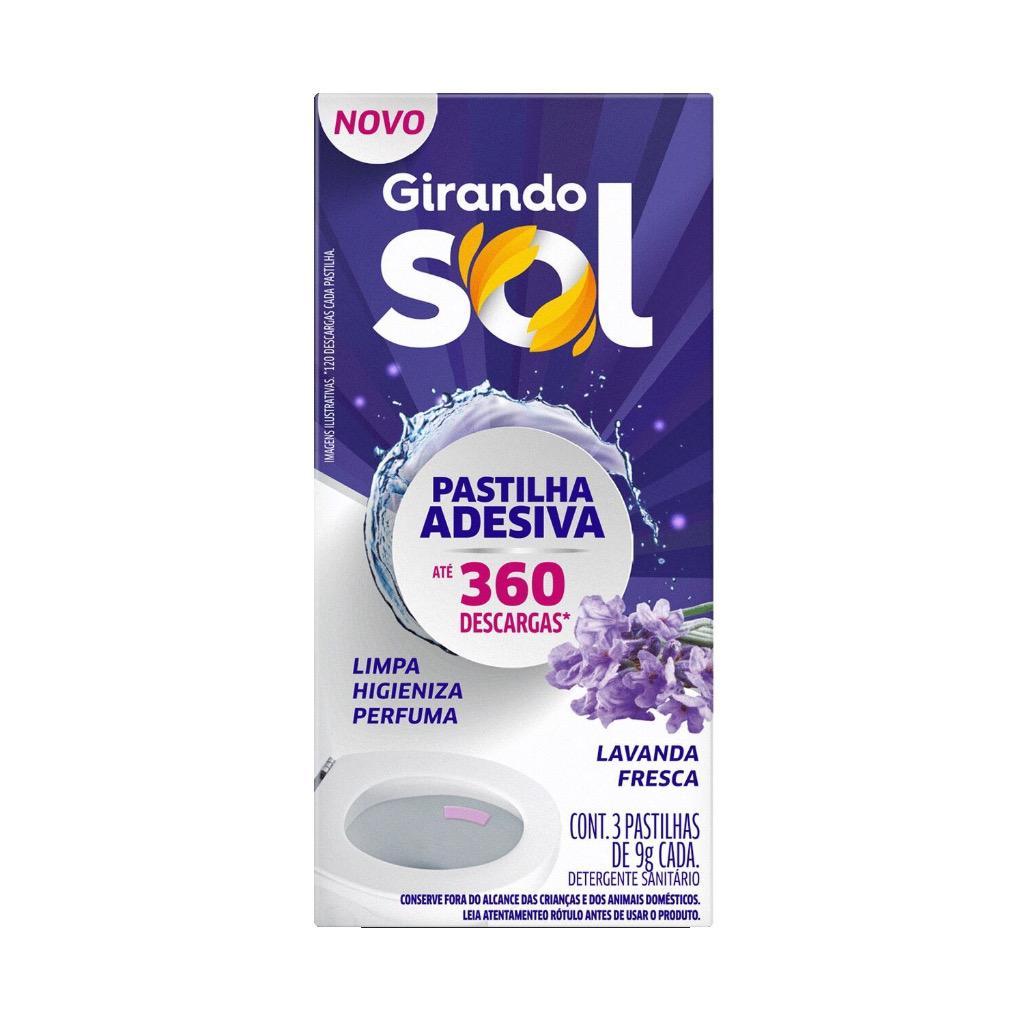 Adesivo sanitário  com 3 unidades -  Girando sol