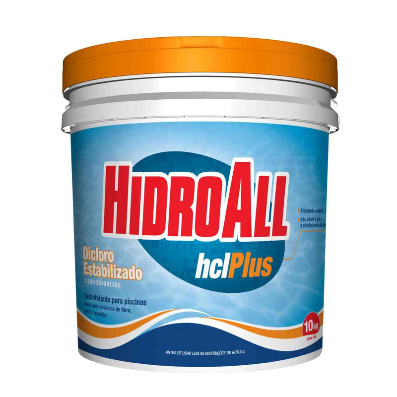 Cloro Granulado Dicloro Estabilizado -  Hidroall Hcl Plus - 10kg